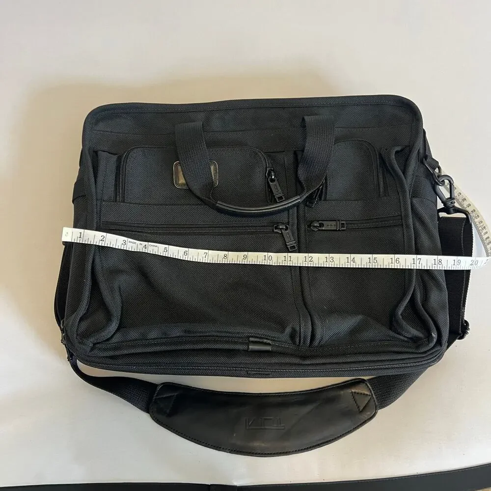 TUMI FXT Ballistic Nylon Compact Large Screen Computer Briefcase Bag